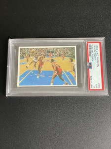 1989 Cao Muflon Kenny Smith #15 Yugoslavian w/ Michael Jordan PSA 7