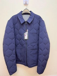 Chaqueta acolchada reversible panadero Ted para hombre azul marino 254466 precio de venta sugerido por el fabricante £225 Talla 2/5/7 - Imagen 1 de 5