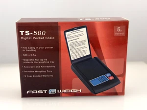 Fast Weigh TS-500 Digitale Taschenwaage 500g x 0,01g - Präzisions-Schmuckwaage - Bild 1 von 9