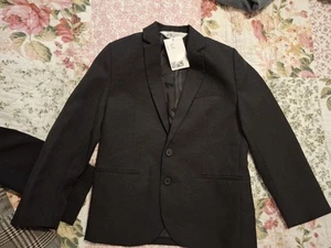 Boys H AND M Black Suit Jacket And Pants, New With Tags, Never Worn - Picture 1 of 4