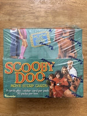 SCOOBY DOO THE MOVIE TRADING CARDS FACTORY SEALED BOX 36 PACKS LAST ONE - Image 1 of 3