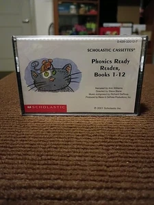 Vintage 2000 Phonics Ready Reader, Books 1-12 Audio Cassette Sealed NIP - Picture 1 of 4