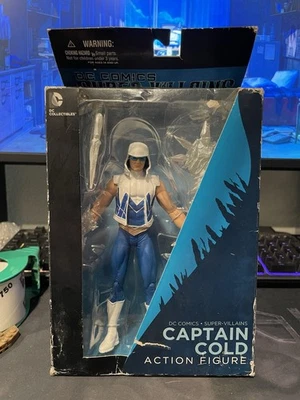 DC Collectibles The New 52 Super Villains Captain Cold boneco nova caixa de danos - Imagem 1 de 4