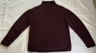 Винтажный свитер с круглым вырезом J 100% хлопок рыбак гребец женский размер M - Изображение 1 из 4