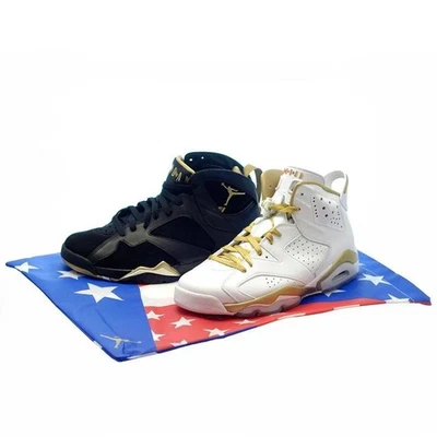 Air Jordan 6 & 7 Retro “Golden Moments Pack” (2012) Talla 12 RARO DMP Olímpico  Foto 1 de 4