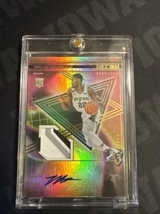2022-23 PANINI RECON SSP #10/10 MALAKI BRANHAM AUTOGRAPH ROOKIE BASKETBALL CARD - Picture 1 of 8