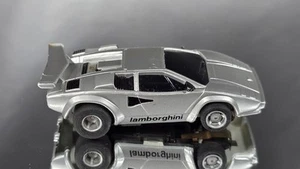 TYCO 440-X2 Magnum Lamborghini Countach Silver 'Runs Great!' - Picture 1 of 16