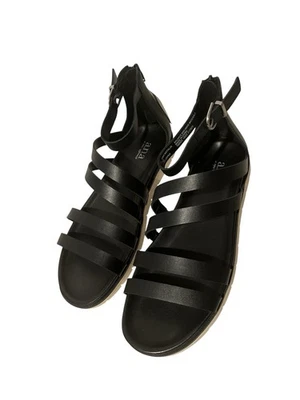 Sandalias Zapatos Mujer ANA NATALIA NEGRAS Talla 10 M Nuevos En Caja Foto 1 de 4