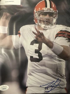 Derek Anderson Signed 8x10 Cleveland Browns Photo Autographed - Picture 1 of 4