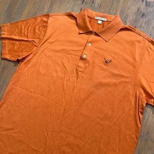 Auburn Tigers Poloshirt Herren L Burnt Orange Peter Millar bestickt Adler Logo - Bild 1 von 9