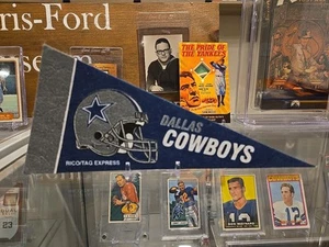NFL Felt PENNANT FLAG Dallas Cowboys by Rico/Tag Express 9"x 4” - Picture 1 of 1