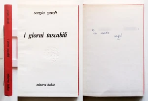 Sergio Zavoli Die Taschentage handsigniert 1977 italienische Minerva - Bild 1 von 3