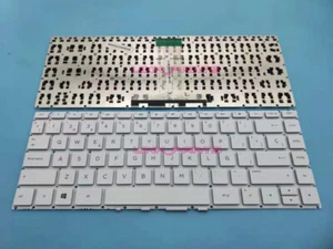 NEW Spanish Keyboard For HP Pavilion 14-bk001la 14-bk002la 14-bk003lab White - Picture 1 of 3