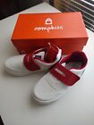 Little Kids Oomphies Shoes Size 13 White Red NIB Christmas Picture Sneakers!