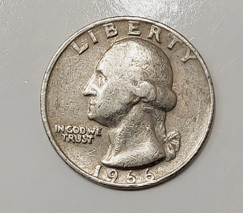 1966 Washington Quarter-Ddo-Ddr-Rotated Die Error Cover