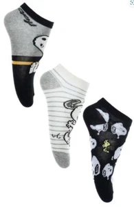 Snoopy Sneaker Socken 3-er Pack Woodstock 55%Baumwolle25%Polyester20%Polyamid - Bild 1 von 5