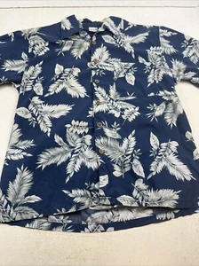 OP Ocean Pacific Sport Hawaiian Shirt Men’s Med. 100% Cotton Floral Button Up - Picture 1 of 7