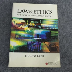 Law & Ethics By Rhonda Breit For Professional Communicators Book Freedom Court - Bild 1 von 18