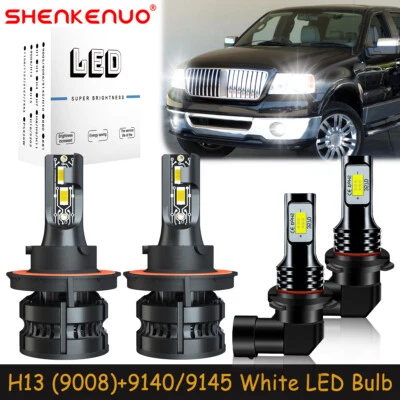 For Lincoln Mark LT 2006-2008 LED Headlights Bulbs High Low Beam Fog Lights Z8 - Изображение 1 из 4