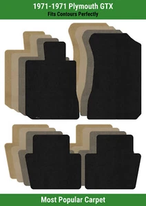 Lloyd Ultimat Front & Rear Row Carpet Mats for 1971 Plymouth GTX - Picture 1 of 62