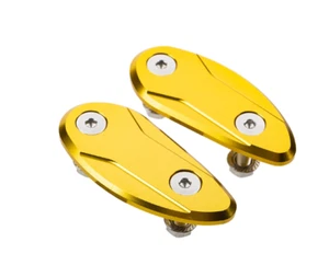 For Honda CBR1000RR 2008-2021 Rearview Mirror Block Off Base Plates 2020 2019 18 - Picture 1 of 4