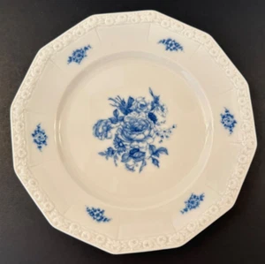 Rosenthal Porzellan Maria Blue Flow Rose Speiseteller Top Zustand 12-seitig - Bild 1 von 2