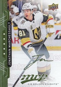 2018-19 Upper Deck MVP Green Script #42 Jonathan Marchessault