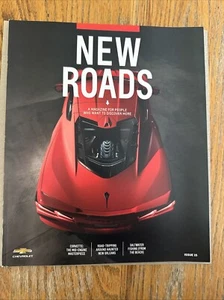 Chevrolet New Roads 2019 Magazin #15 2020 Corvette C8 2-seitiges Poster - Bild 1 von 4