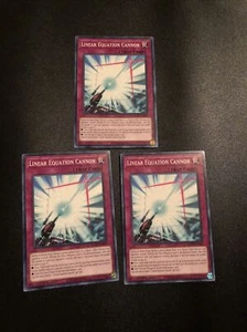3x Yugioh Lineare Gleichungskanone BLVO-DE080 Common NM - Bild 1 von 1