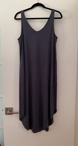 NIC+ZOE Long Blue Sleeveless Tank Dress L - NWT - Picture 1 of 8