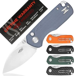 Firebird GANZO FH925-GY Small Pocket Folding Knife Button Lock D2 Steel Blade G1 - Picture 1 of 8