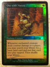 Foil One with Nature - Scourge - Magic: The Gathering