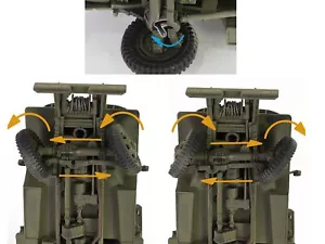GMC CCKW-353B Cargo Truck w/ Cover WWII 1/32 Diecast CARZ Forces of Valor - Picture 1 of 4