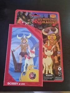 BOBBY & UNI - D&D Dungeons & Dragons Figurine Cartoni Animati Hasbro 2023 Nuove Sigillate - Foto 1 di 2