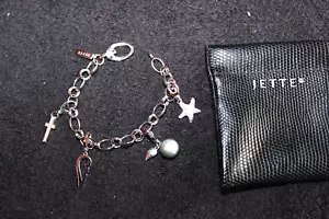 JETTE JOOP 925 Sterling Silber Bettelarmband Zirkonia Bracelet Designer - Bild 1 von 3