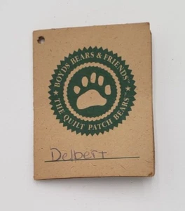 BOYD'S BEARS Delbert tag ONLY CH - Picture 1 of 3