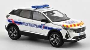 PEUGEOT 3008 2023 POLICE MUNICIPALE WITH RED & YELLOW STRIPING 1:43 - Picture 1 of 1