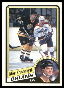 1984-85 Topps Mike Krushelnyski #6 VG-EX Boston Bruins