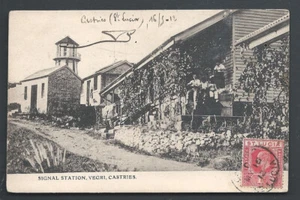 Saint St. Lucia Signal Station Lighthouse Vegri Castries stamp 1912 - Picture 1 of 1