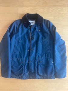 Barbour Bedale denim and dungarees Jacket Men's Size 10 Blue - Picture 1 of 6