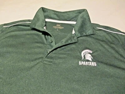 Polo de manga corta Colosseum Own The Stands grande Michigan State Spartan para hombre Foto 1 de 4