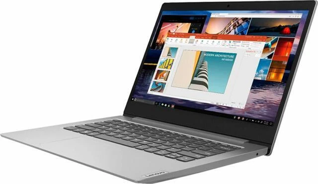 Lenovo IdeaPad 1 14" (64 GB eMMC, AMD A6 A6-9220e, 1.60 GHz, 4GB) Laptop - Platinum Gray - 81VS0001US