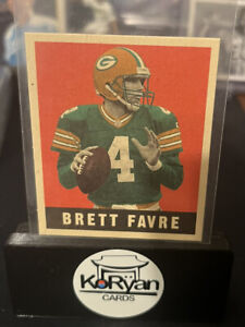 BRETT FAVRE - 1997 LEAF REPRODUCTIONS PROMO /1948 - PACKERS  2 OF 24 RARE