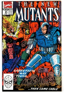 NUEVOS MUTANTES # 91 Marvel 1990 (bien-) - Imagen 1 de 2