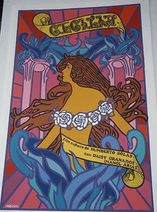 Póster de Película Art Nouveau en Serda Cubana CECILIA por Maestro Artista Cuba REBOIRO - Imagen 1 de 4