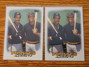 1988 Topps #231 Barry Bonds & Bobby Bonilla - 3 Karten LOT Pittsburgh Pirates - Bild 1 von 2