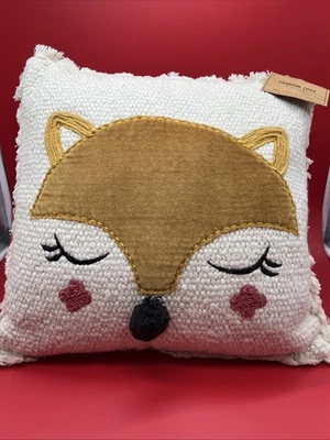 FOX TOSS PILLOW 80%cotton - Image 1 of 4