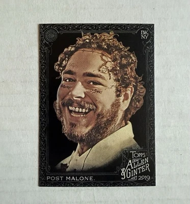 2019 Topps Allen Ginter X Post Malone RC #176 - Image 1 of 2