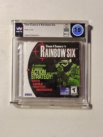 GRADED PERFECT 10 A++ Sega Dreamcast Tom Clancy's Rainbow 6 Graded WATA 10 A++ 