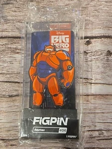 FiGPiN Big Hero 6 BAYMAX Armored Enamel Pin #406 Disney Neu (2004 & 2022) - Bild 1 von 2